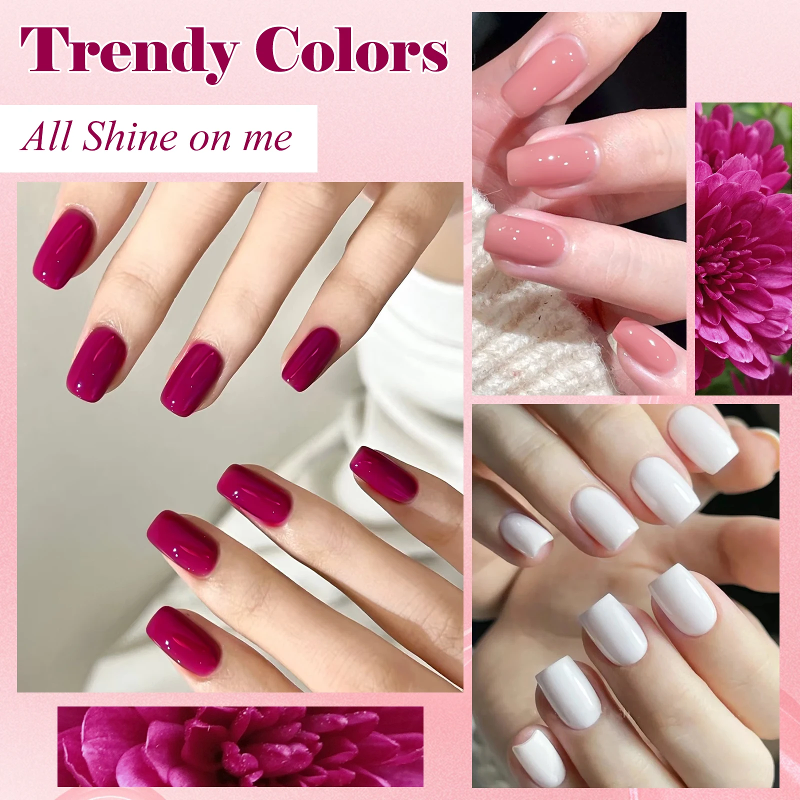 6 قطعة 8 مللي 1-خطوة هلام البولندية 3 في 1 هلام مجموعة طلاء الأظافر نقع قبالة LED UV جل طلاء الأظافر لا حاجة قاعدة معطف فوقي هلام مستلزمات الأظافر