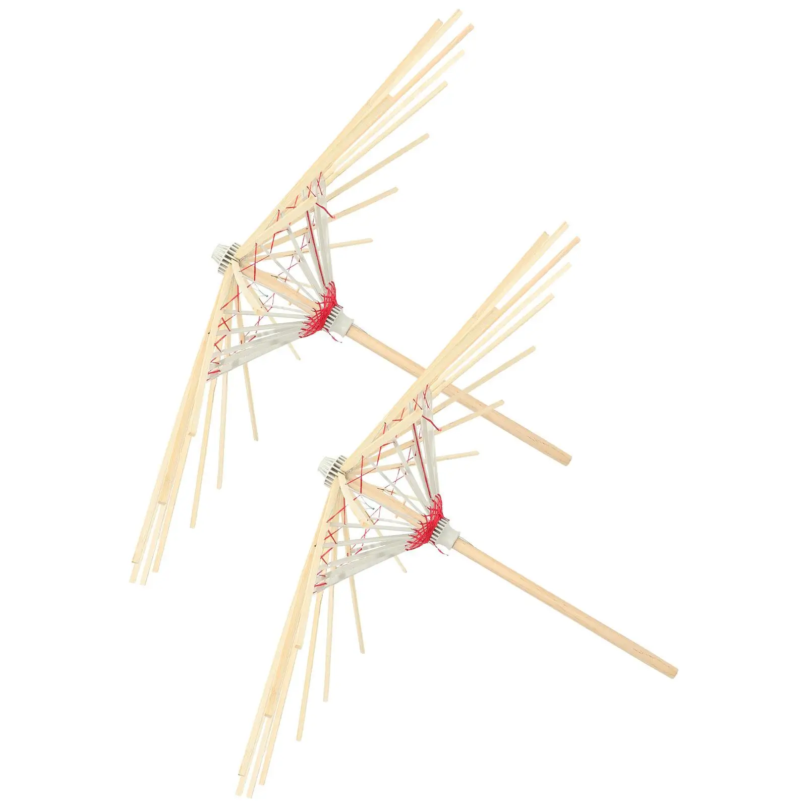 Soporte de paraguas de papel al óleo, soporte de bambú hecho a mano, soporte decorativo de 70mm de diámetro para accesorios de fotografía de boda, decoración del hogar, 2 uds.