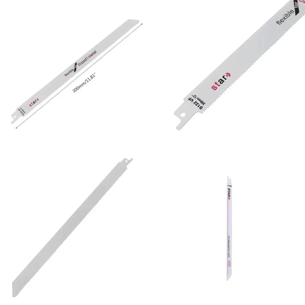 Lưỡi cưa chuyển động tịnh tiến bằng thép carbon cao S122VF 300mm 12" Linh hoạt hiệu quả cho chất lượng cao