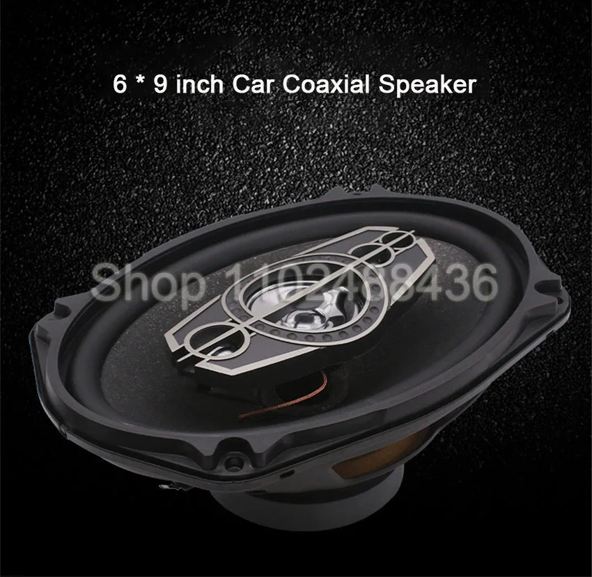 2PCS 6X9 Inch 5-Way Car Hi-Fi Coaxial Speaker Door Audio Full Range Frequency Coaxial Hifi Automotive Speaker