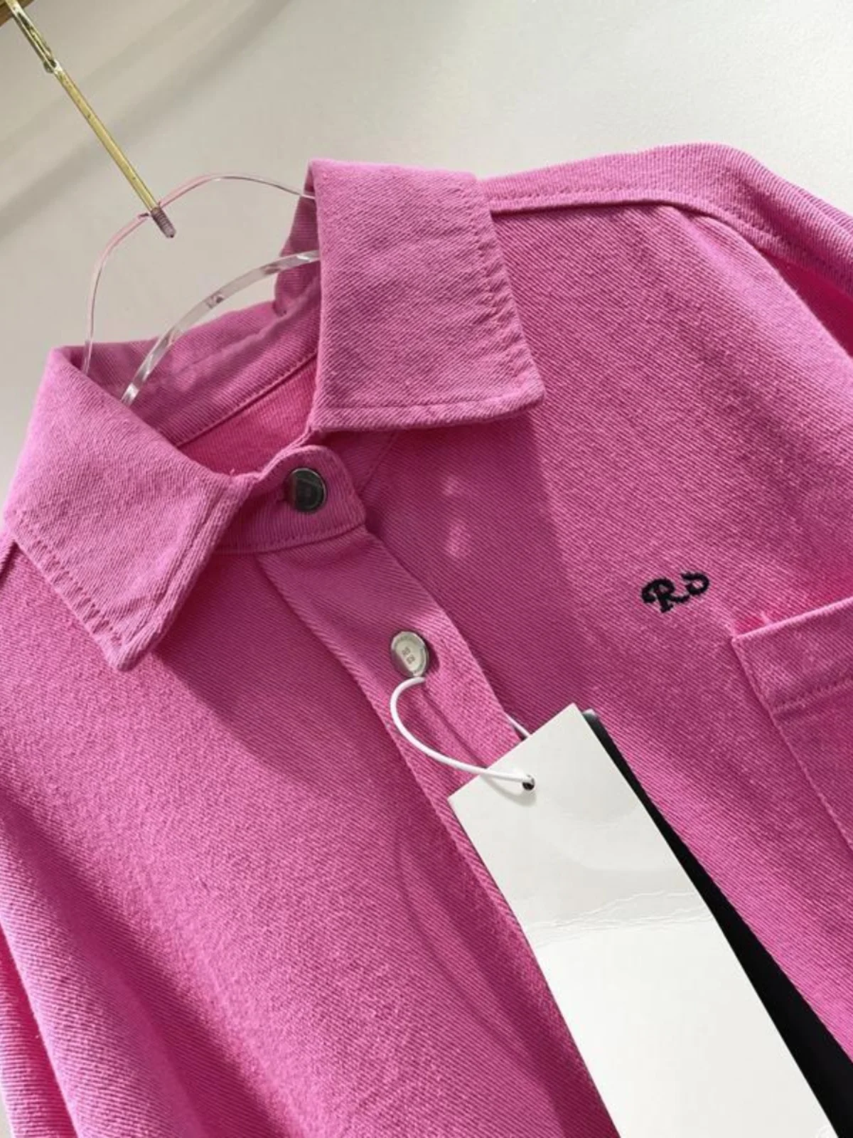 Lâche longue Sve femmes Denim irt printemps automne grande taille confortable vêtements d'extérieur décontractés bouton détail col Polyester