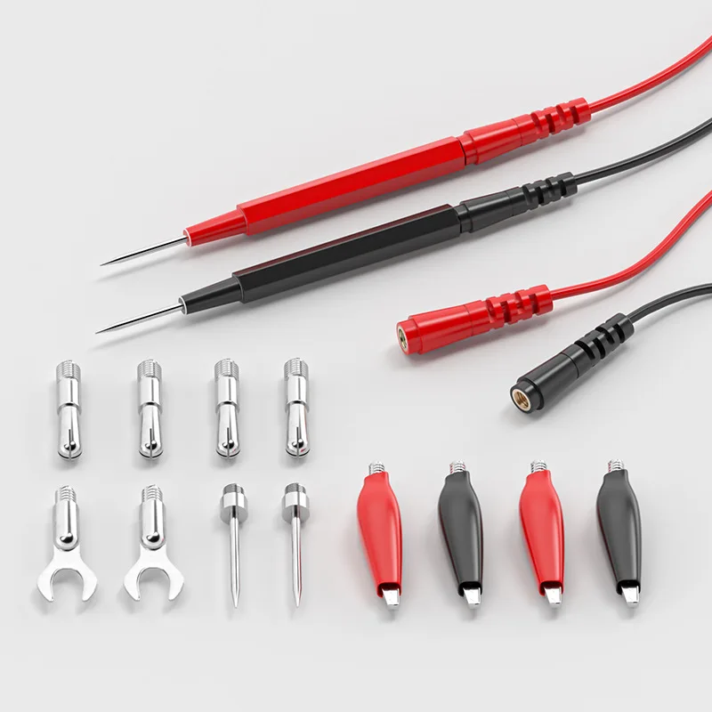 16 in 1 multimeter test lead kit replacement test wire set+crocodile clip banana plug test probe multimeter banana plug