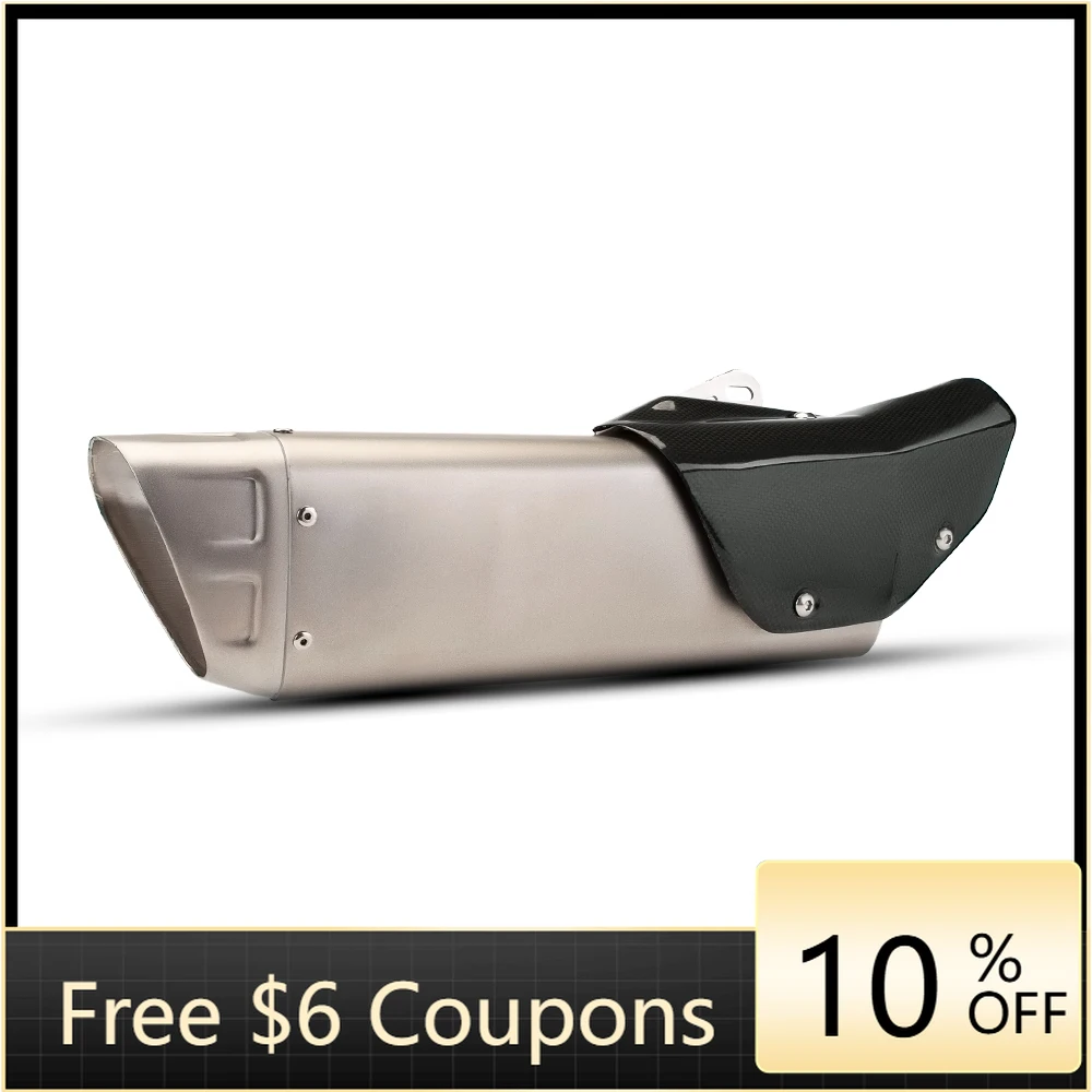 

STLF 51mm Universal Motorcycle Exhaust R1 R3 R6 Zx6r R15 for M1 Muffler Carbon Fiber Heat Shield