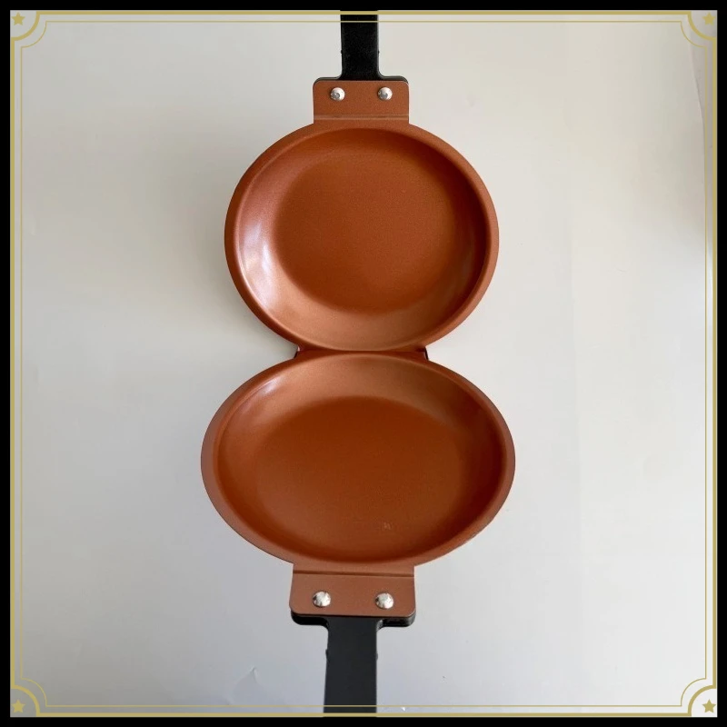 Two Pack Flip Jack Pan Ceramic Non-stick Pancake Maker Double Sided Flip Frying Pan As Seen On TV
