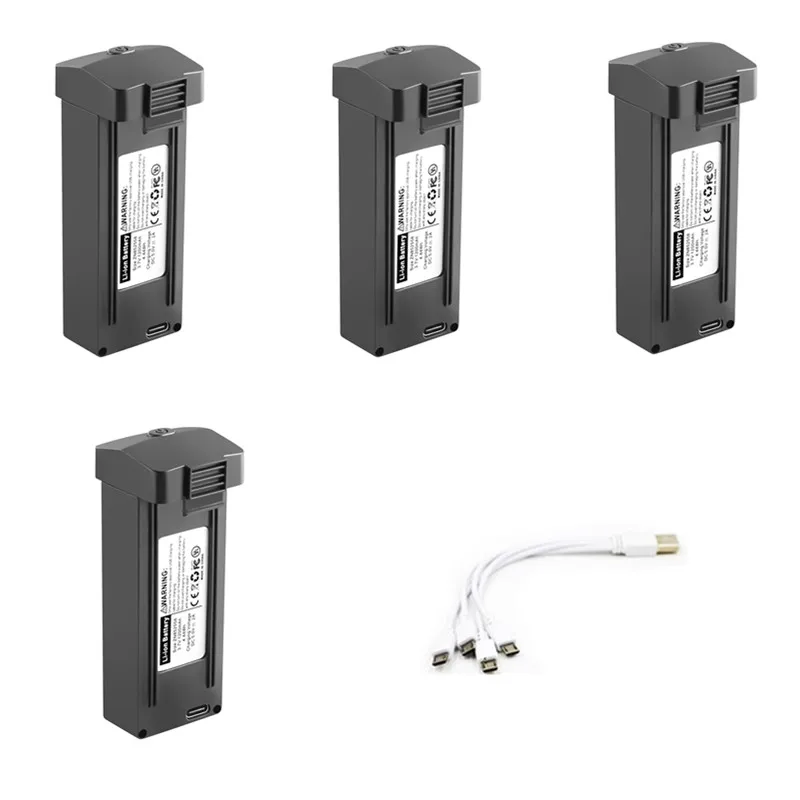 XT606 RC Drone batería hélice USB LSRC XT606 RC Drone accesorios originales XT606 RC Dron 3,7 V 1200MAH piezas de cuchillas de batería