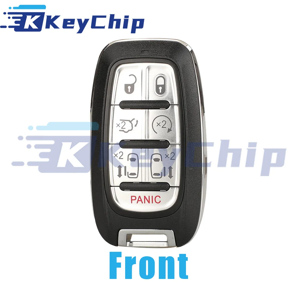 KeyChip Pro For Chrysler Pacifica 2017-2021 6+1 Buttons Smart Key 433 MHz PCF7953M HITAG AES 4A Chip M3N-97395900 68217832AC