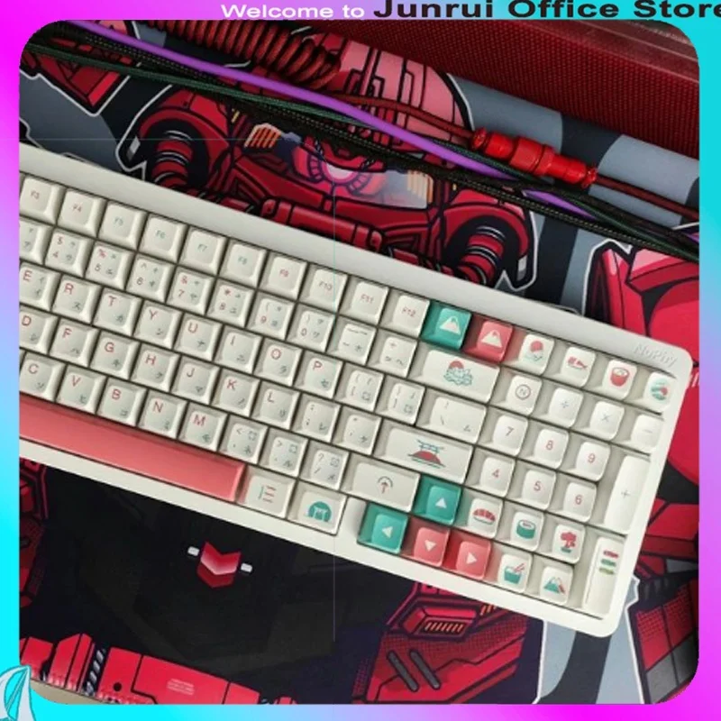 Akko Pbt Material Thermal Sublimation Mechanical Keyboard Anime Keycaps Jda Height 145 Keys Full Set Of Customized Keycaps