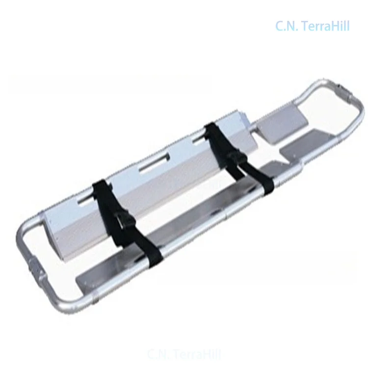 Multipurpose Folding Emergency Rescue Stretcher, Detachable Board Stretcher, Adjustable Shovel Stretcher for Outdoor Camping