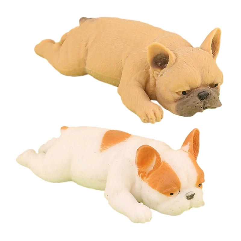 

2pcs Realistic Puppy Toy Antistress Tool Squeeze Stress Relief Funny Fidgets Slow Rising Toy Kids Gift