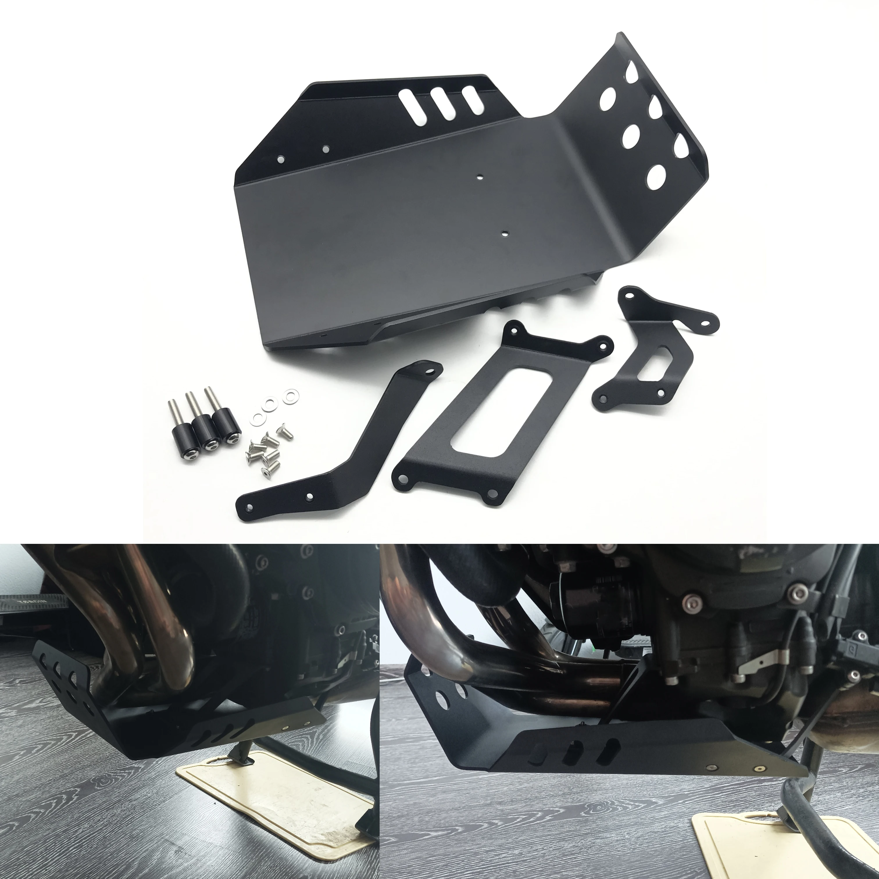 

Motorcycle Engine Base Chassis Guard Skid Plate Belly Pan Protector Cover For YAMAHA FZ09 MT-09 MT09 Tracer 900 FJ09 XSR900