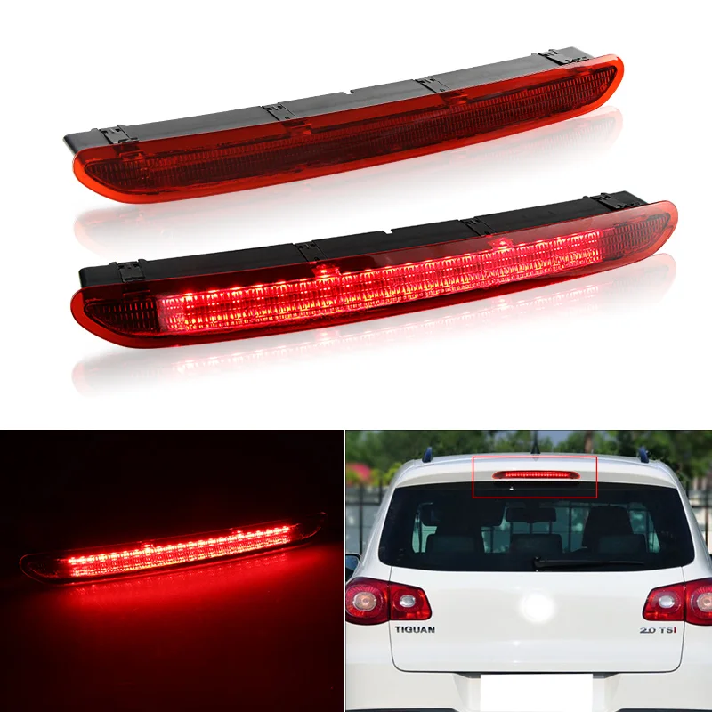 1PC Car LED Brake High Mount Third Brake Stop Light Lamp FOR VW Passat Rabbit 2006-2010 Tiguan 2009-2015 1K6945097A, 1K6945097G