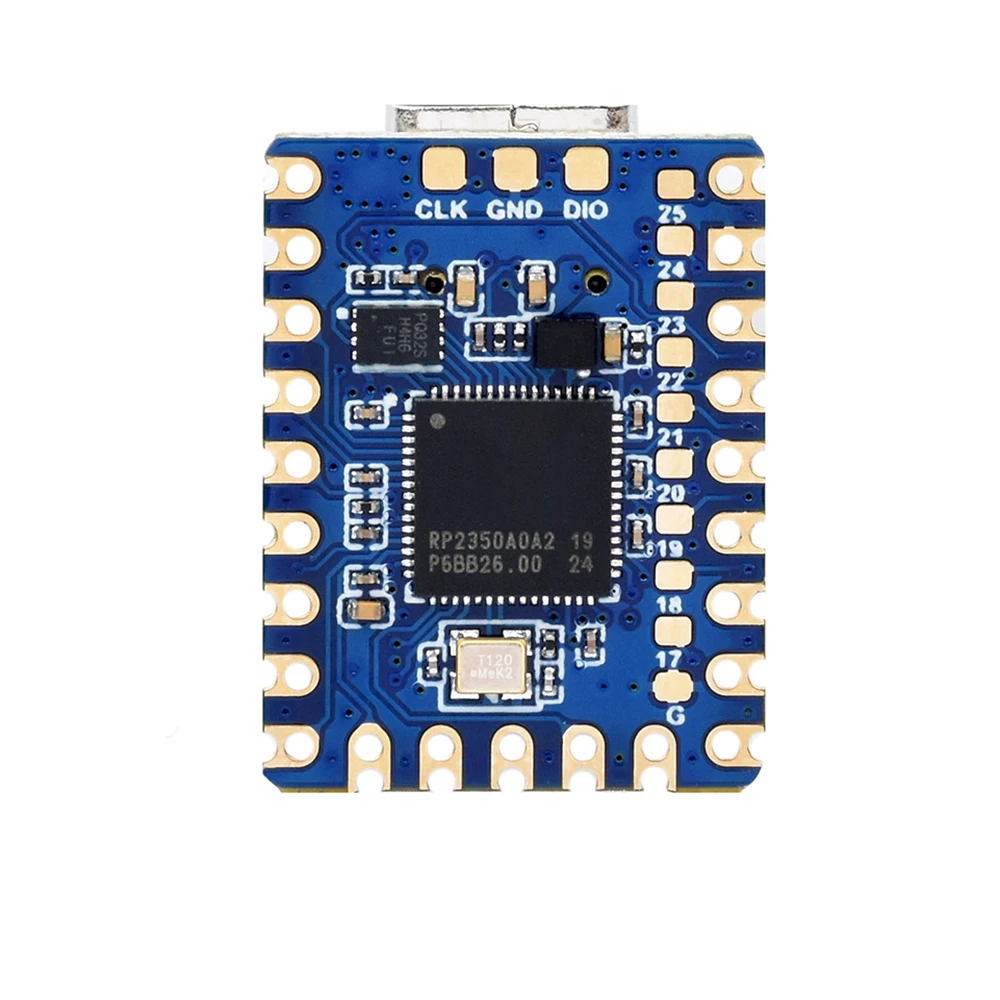 RP2350 Zero Mini Placa de desarrollo Placa de desarrollo de microcontrolador tipo C para Raspberry Pi RP2350A