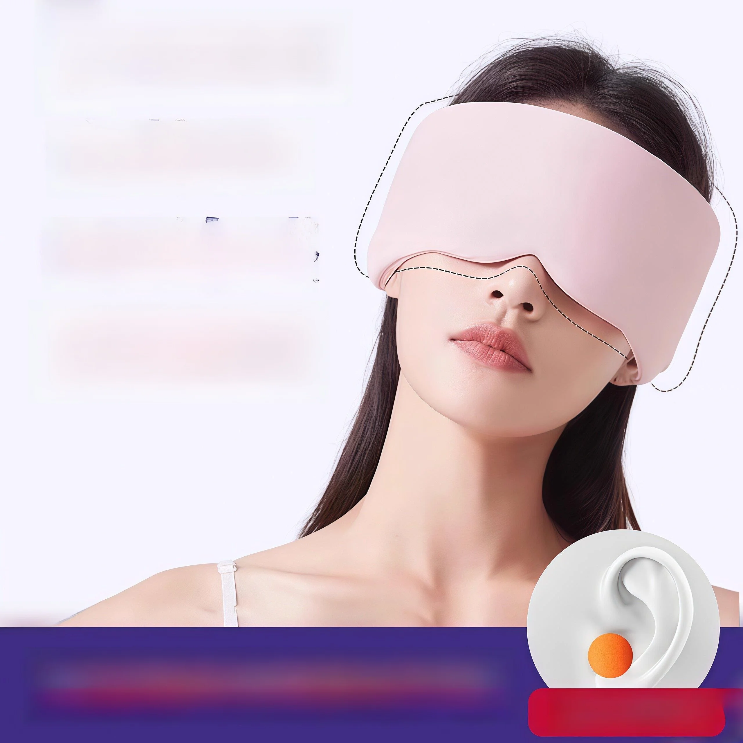 

Inteated Sp Eye Mask Ear Muffs Noise Reduction Side Sp Friendly 0 Prure Women's Special Light Bloing Comfortable