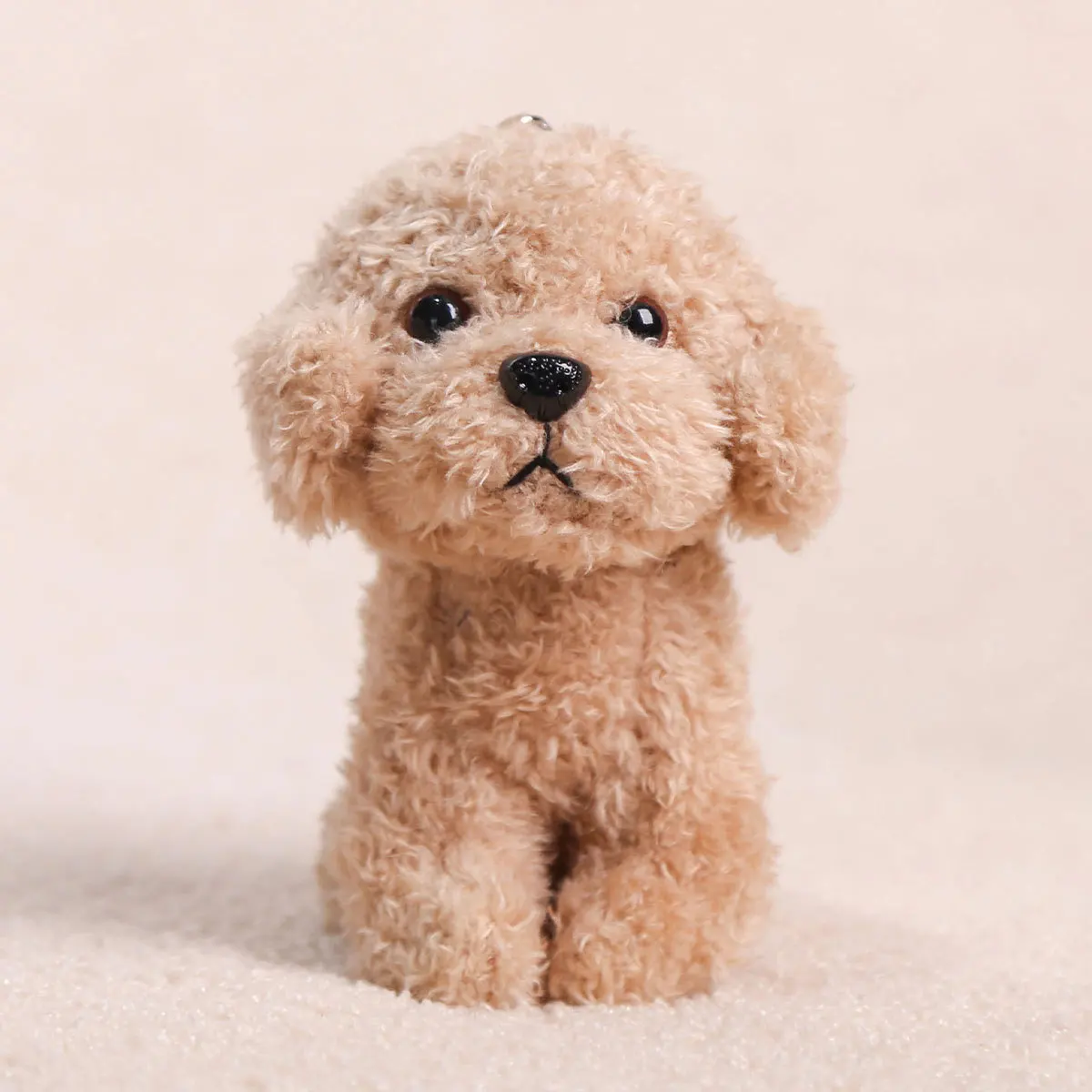 Mignon Teddy chien en peluche poupée pendentif créatif sac à dos décoration pendentif dessin animé Animal chiot en peluche poupée cadeau d'anniversaire pour enfants