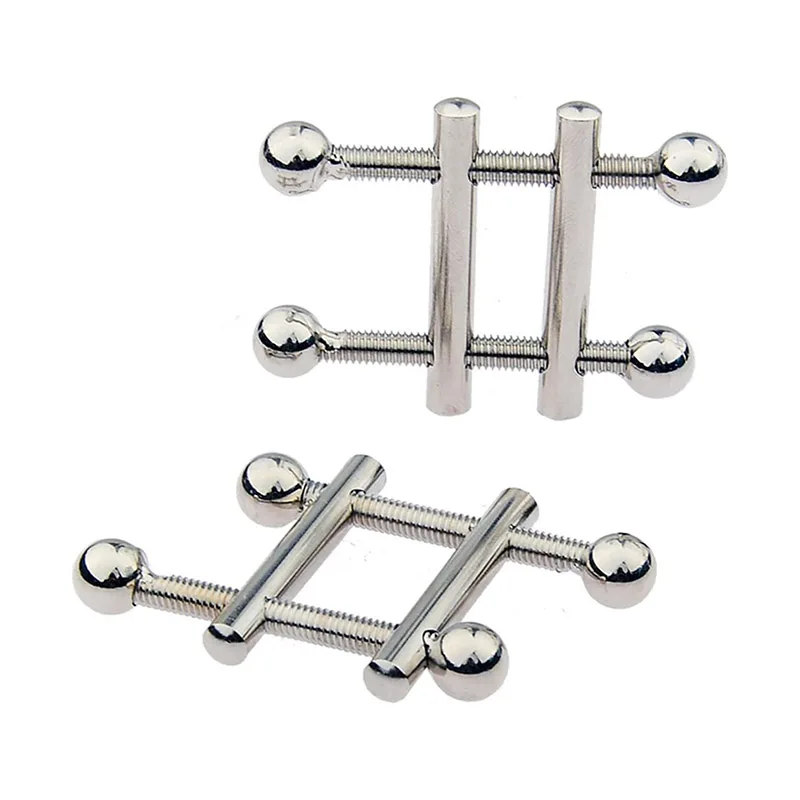 Aço inoxidável Faux Mamilo Anéis, Piercing Anel, Clip On, Body Jewelry, Clamp, Piercing, 2pcs