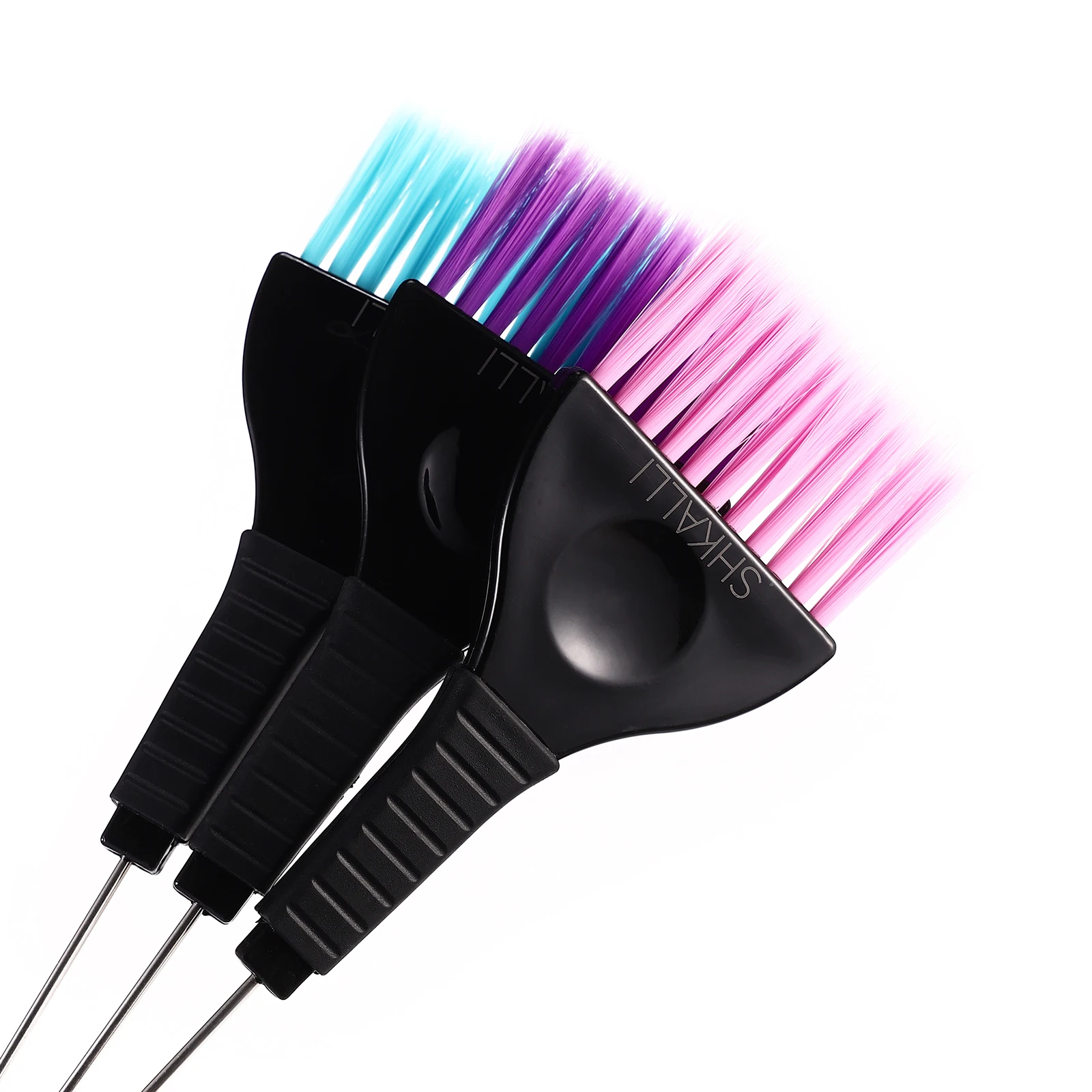 Pin Tail Hair Color Brush,PRO SHKALLI Hair Bleach-Brush， Balayage Rounded brush ，Hair Coloring brush, Hair Dye Brush With Needle
