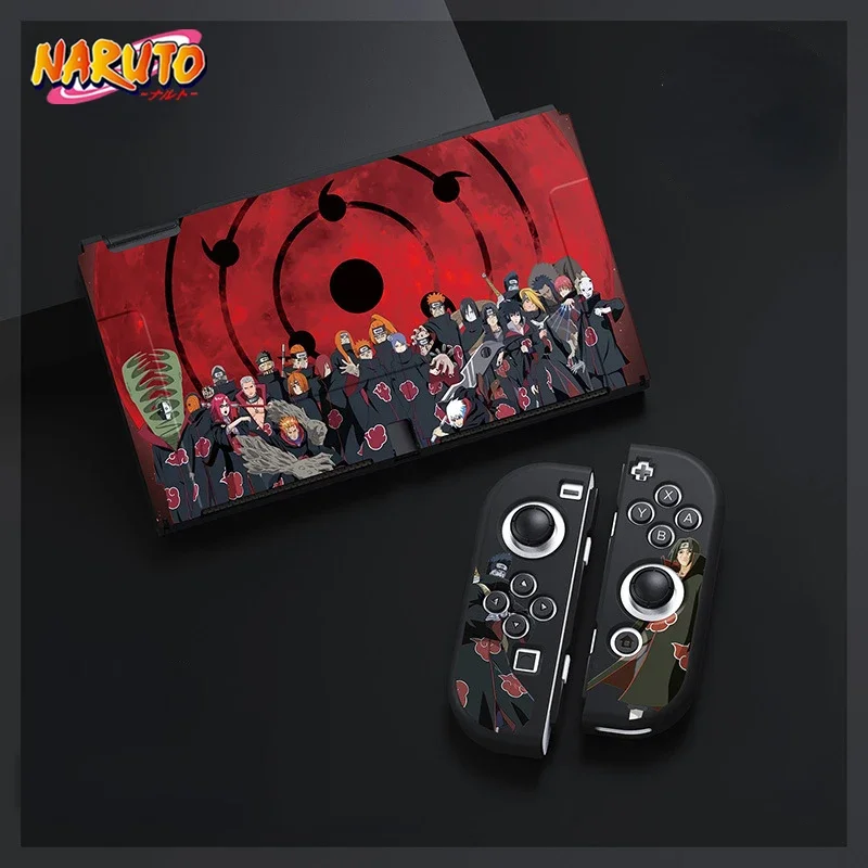 Naruto Akatsuki Switch Soft Protective Case Sasuke Switch NS OLED Game Console Cover Anti-Shock for Switch Console Accessories