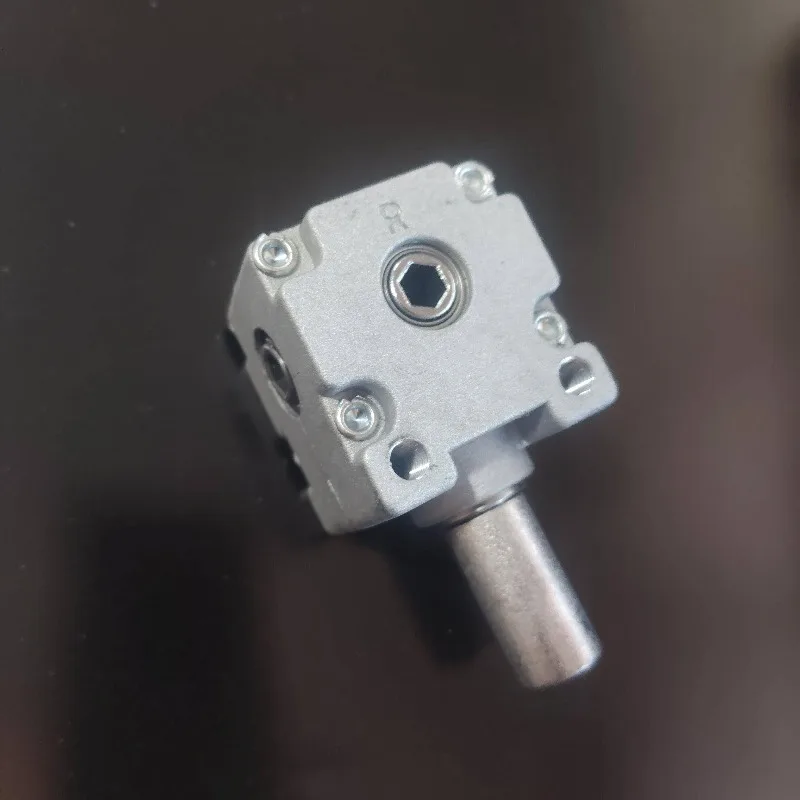 Miniature bevel gear reducer converter, two-sided rocker inner hexagon converter