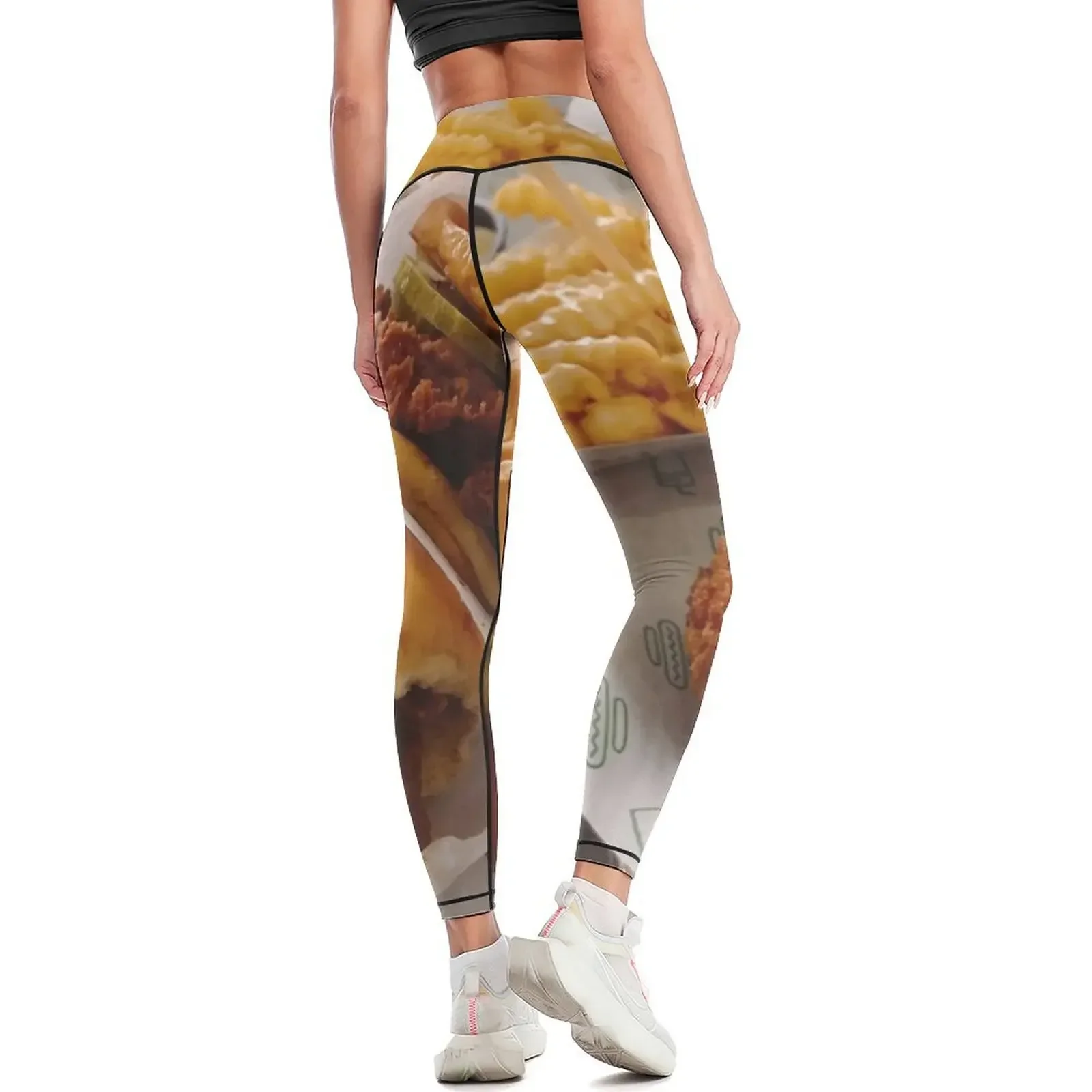 مجموعة Shake Shack Leggings للياقة البدنية، مجموعة رياضية للصالة الرياضية، سراويل رياضية للسراويل الضيقة النسائية عالية الخصر