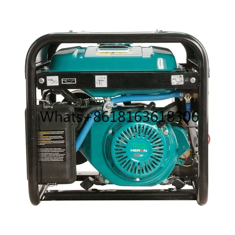 2 in 1 Portable single phase 6.3HP/2.5KW low fuels petrol gaseous gasoline and gas(LPG/NG) electric generator