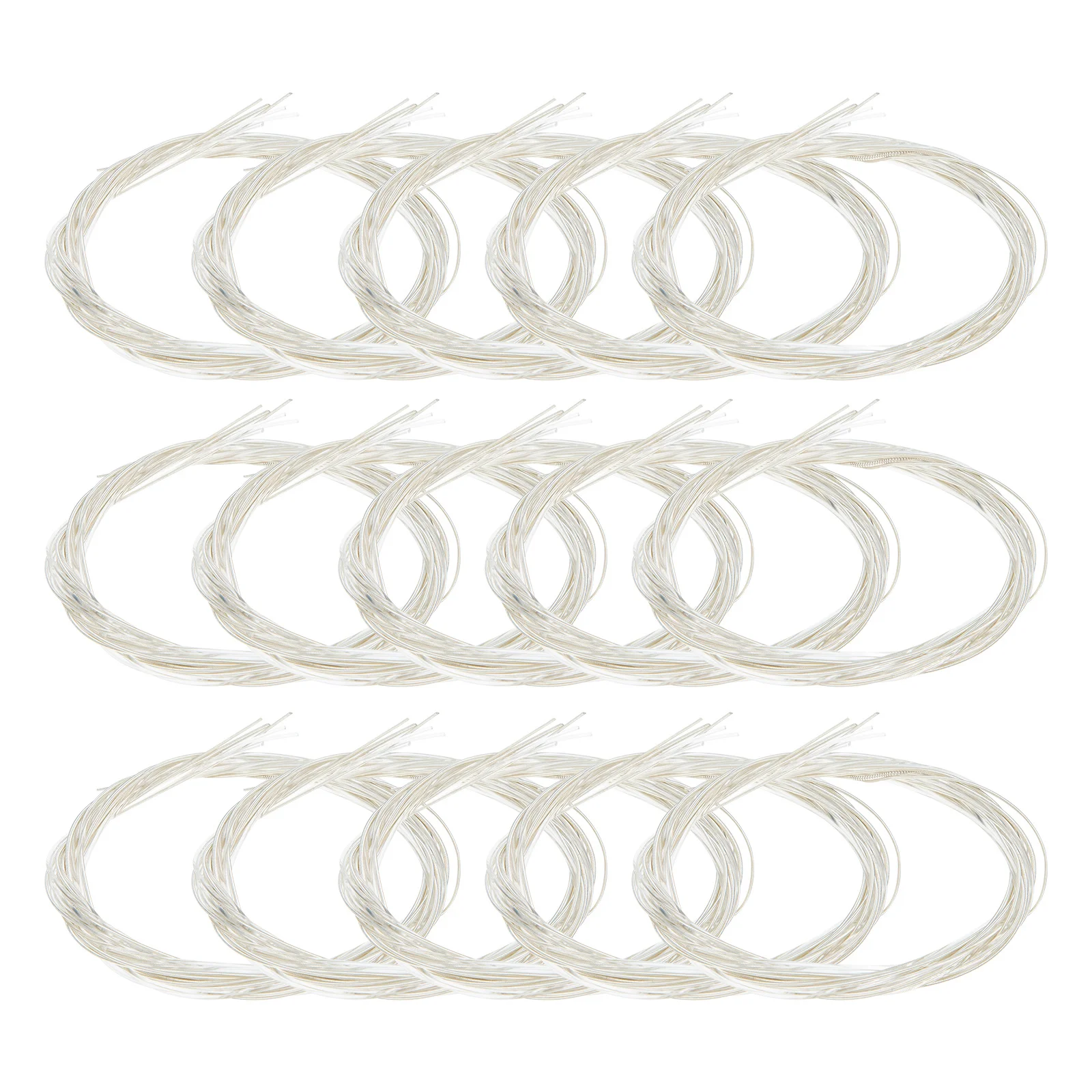 

12Pcs Guitar Strings Professional Durable Replacement Strings Easy Use Practical Folk Guitar Accessories Sound Enhancement