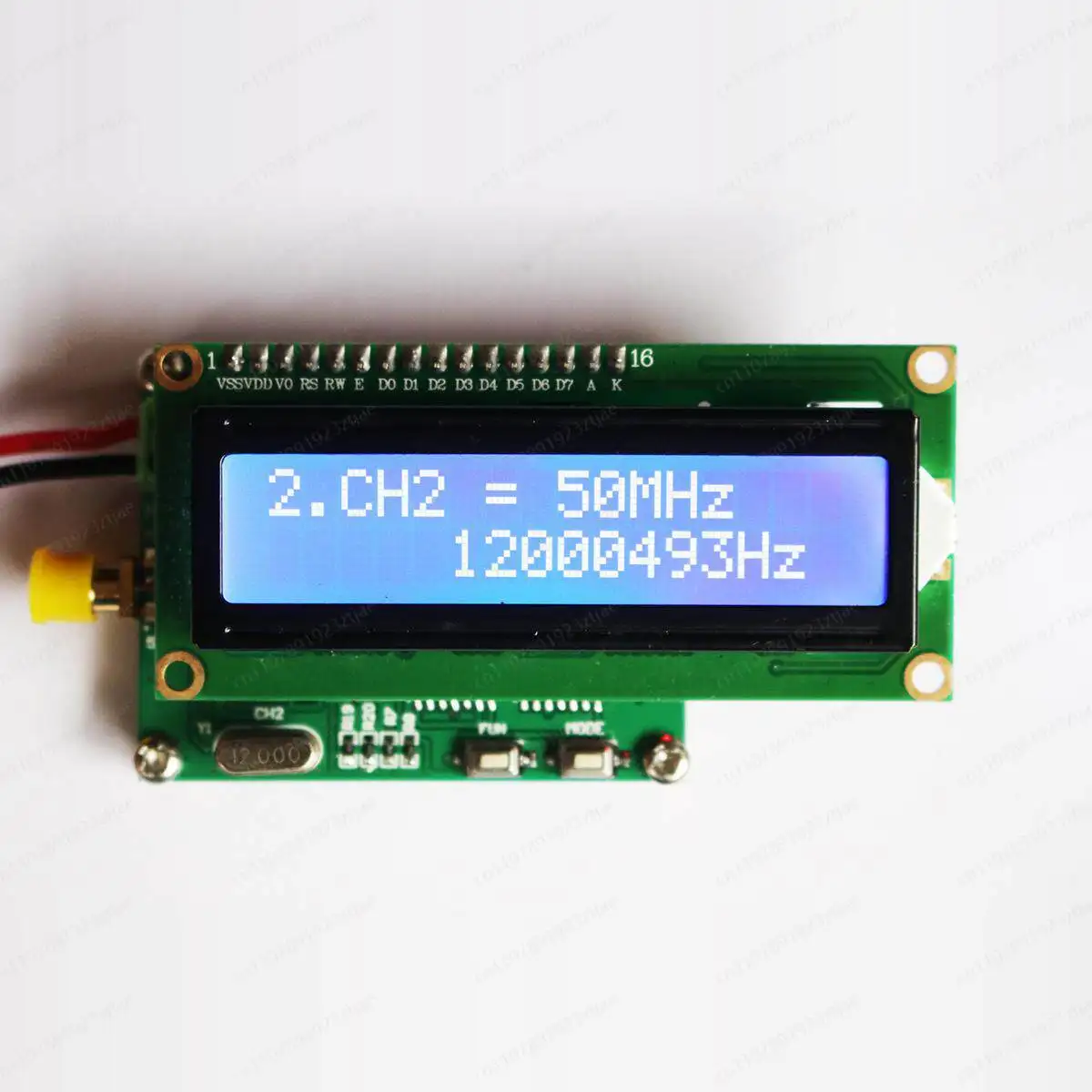 New version, high precision, frequency meter, pulse signal 1Hz~ 50MHz
