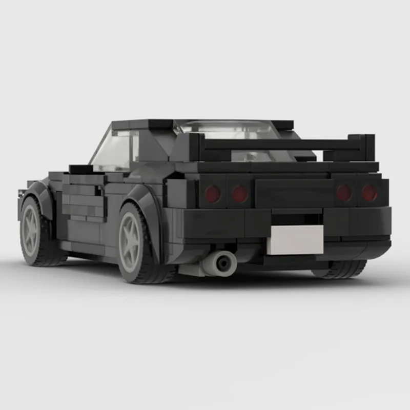 

326pcs MOC Nissanss gtr r32 City Champions Super Car Building Blocks creative Christmas toy Gift idea Education Brick Children