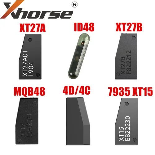 Xhorse XT27A VVDI Super Chip VVDI MQB48 Chip transpondedor VVDI 7935 Chip XT15 ID48 Chip 10 unids/lote