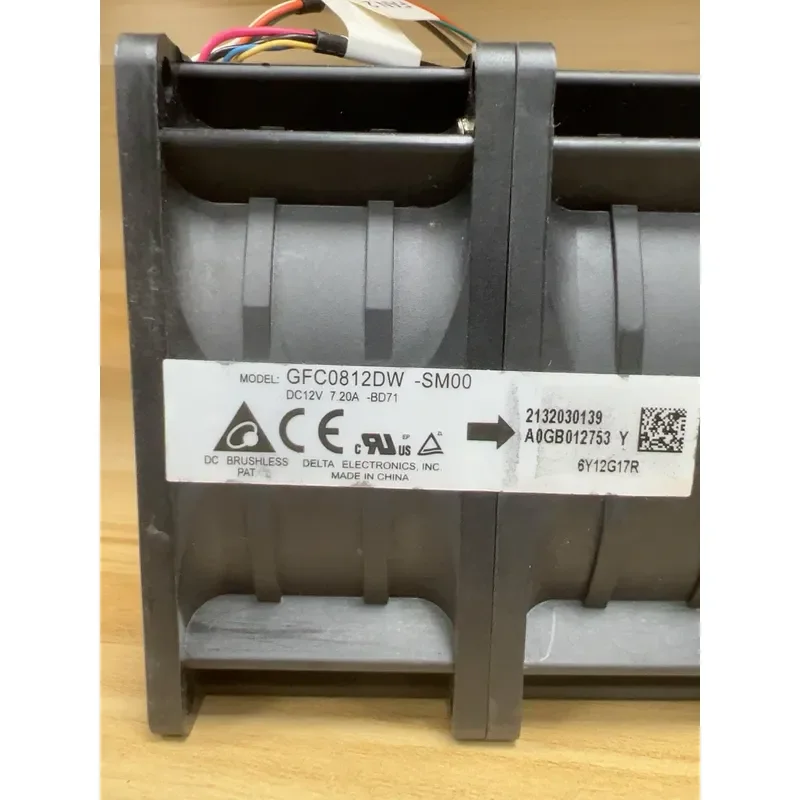 for Delta 8CM 8080 Dual Motor Strong Car Modified Booster Fan 12V Million RPM 7