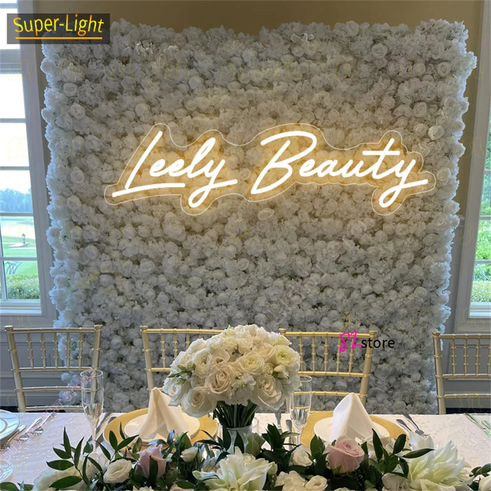 

Custom Name LED Neon Sign 75x20cm Neon Sign Leely Beauty Name Room Bedroom Decoration for Child Gifts