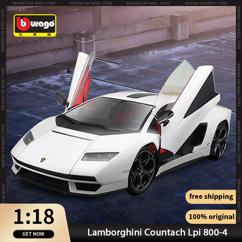 

1:18 спортивная модель автомобиля Maisto Lamborghini Countach Lpi 800-4, оригинальная модель автомобиля из сплава, роскошные игрушки, коллекционные украшения, подарок