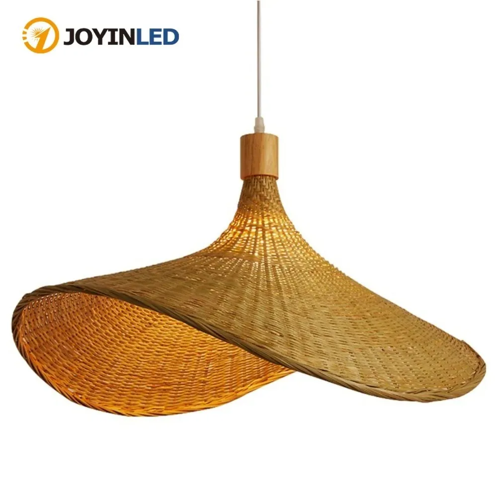 

JOYINLED тканый подвесной светильник плетеный абажур ручной работы корзина из ротанга потолочная люстра фермерский дом люстра из ротанга гостиная