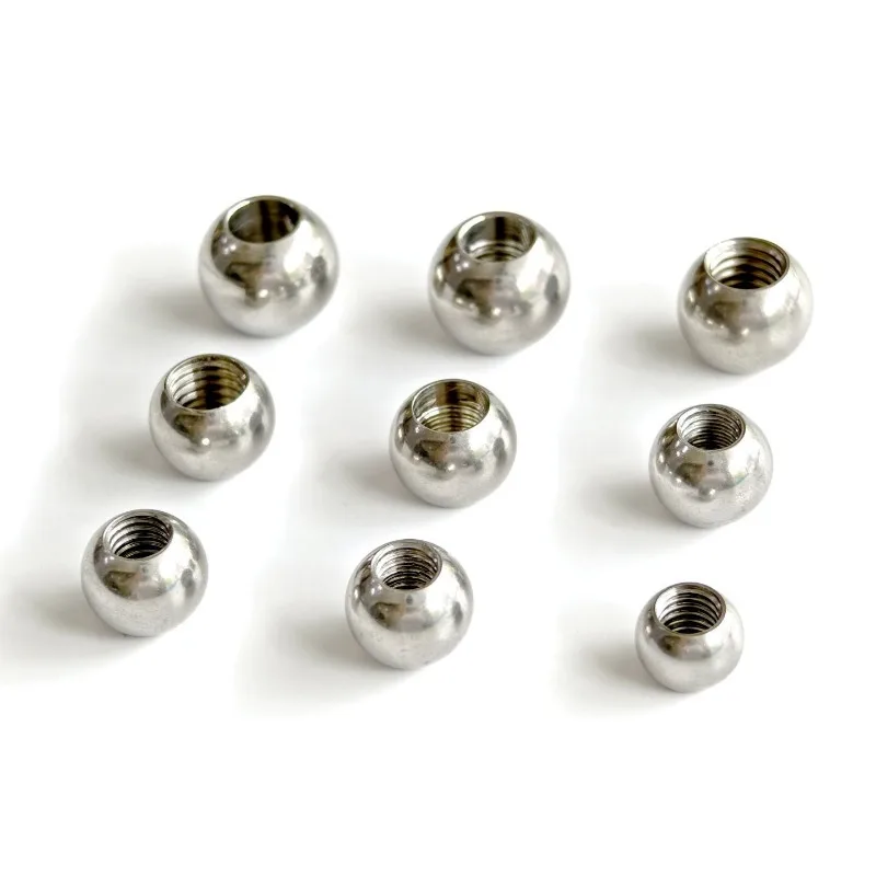 SS304 Stainless Steel Thread Hole Ball For CNC Later Machine