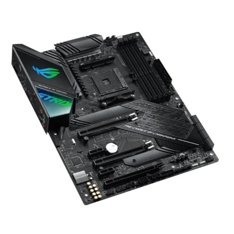 Imagem -02 - Asus-rog Strix X570-f Placa-mãe Gaming Wifi 128gb Hdmi M.2 Pci-e4.0 Soquete Am4 Ddr4 Atx X570 Placa-mãe para Amd 3rd e 2rd