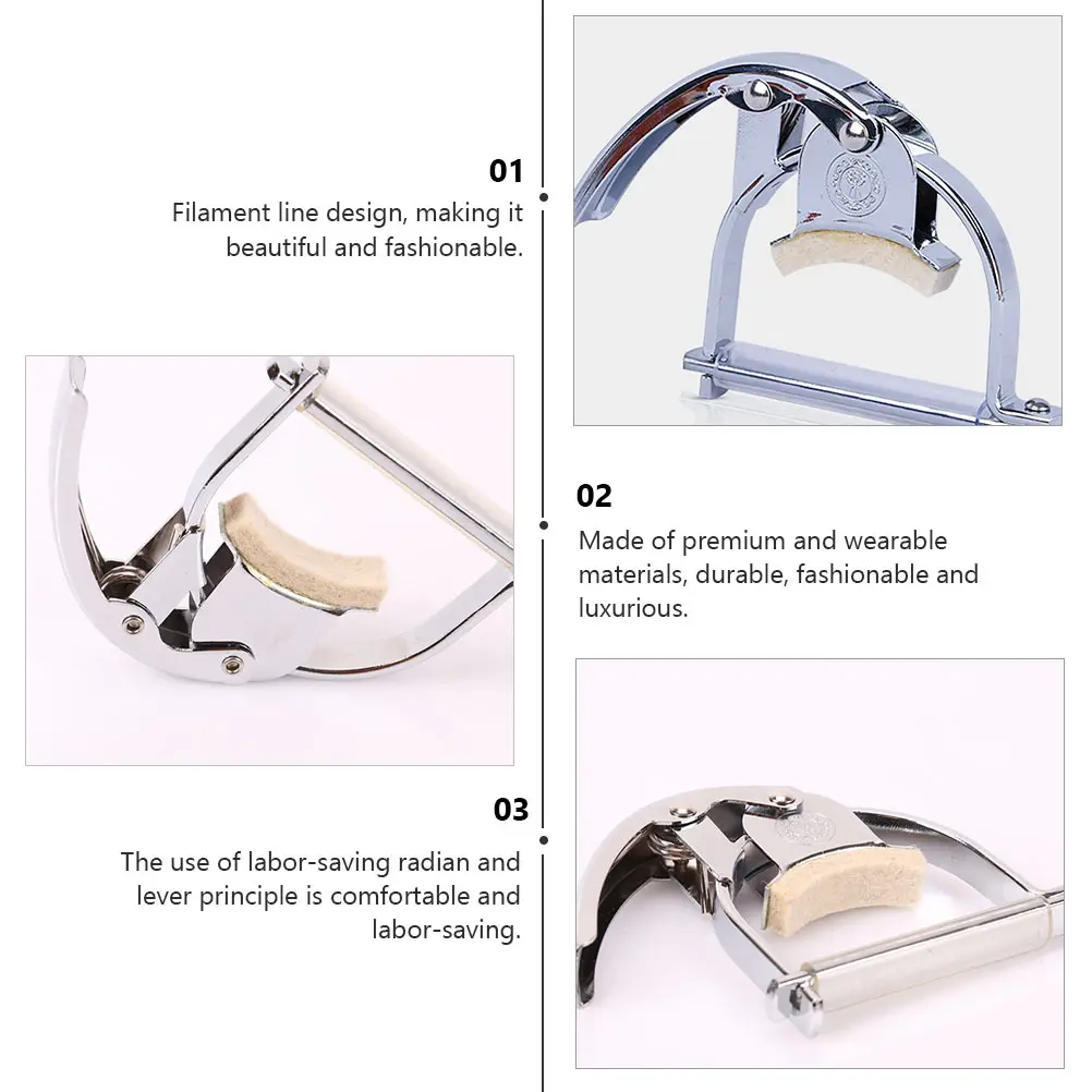 

1pc Portable Big Ruan Sandhi Clip Durable Metal Tone Changer Steel Spring Labor-Saving Design Reusable Handheld Ruan Accessories