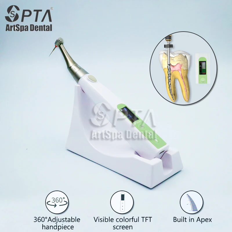 New Dental Endodontics Motor With Accurate Apex Finer Positioner Root Canal Handpiece for Root Canal Treatment 360 Rotation