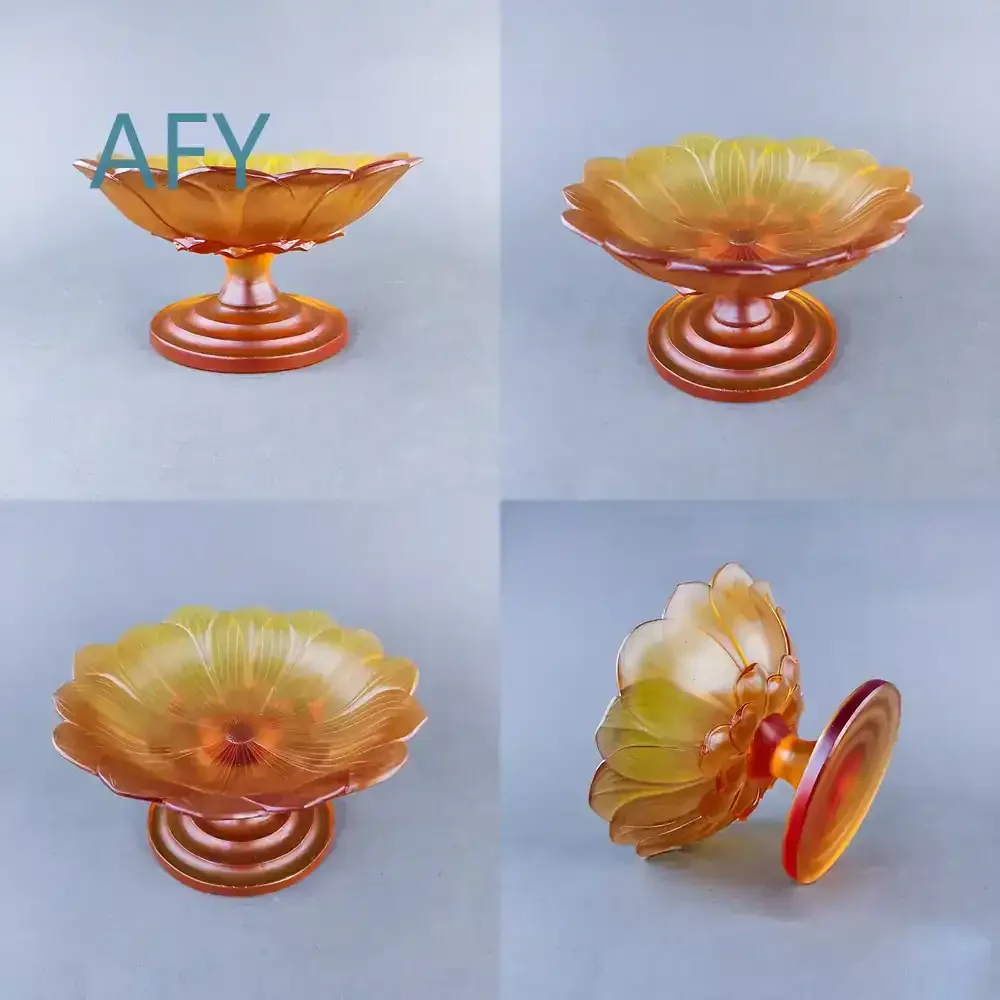 Zhiding Buddha Vase for Home Decoration for Buddha Hall for Flower Arrangement for Wholesale for Ancient Glazed Inner Carving