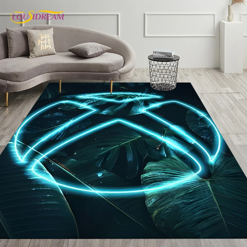 Gamer Gaming Xbox Creative Carpets Rugs for Living Room Bedroom Decorative Child Game Non-slip Floor Mat Kid Play Area Rug Gift