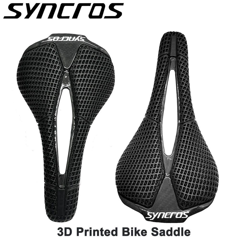 

SYNCROS велосипедное седло с 3D принтом, карбоновая подушка для велосипедного сиденья, материал ТПУ, сверхлегкий дорожный велосипед/сиденье MTB, аксессуары для велосипеда