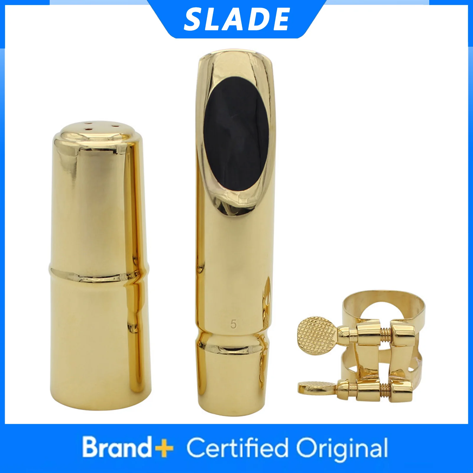 

Мундштуки для альт-саксофона SLADE Eb 5C 6C 7C 8C, металлические мундштуки для саксофона, лигатуры, зажимы, запчасти и аксессуары для деревянных духовых инструментов
