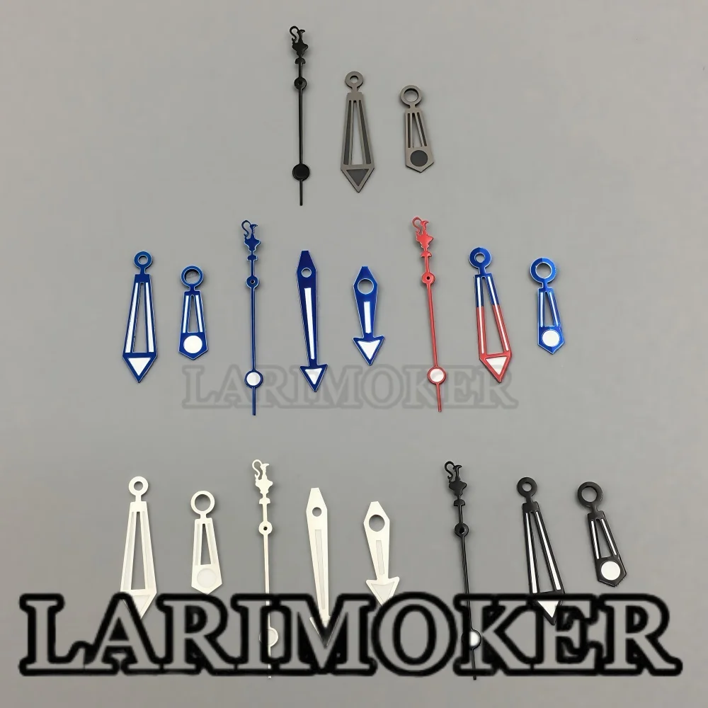 

LARIMOKER watch set pointer green luminous suitable for NH35 PT5000 movement watch parts clock pointer