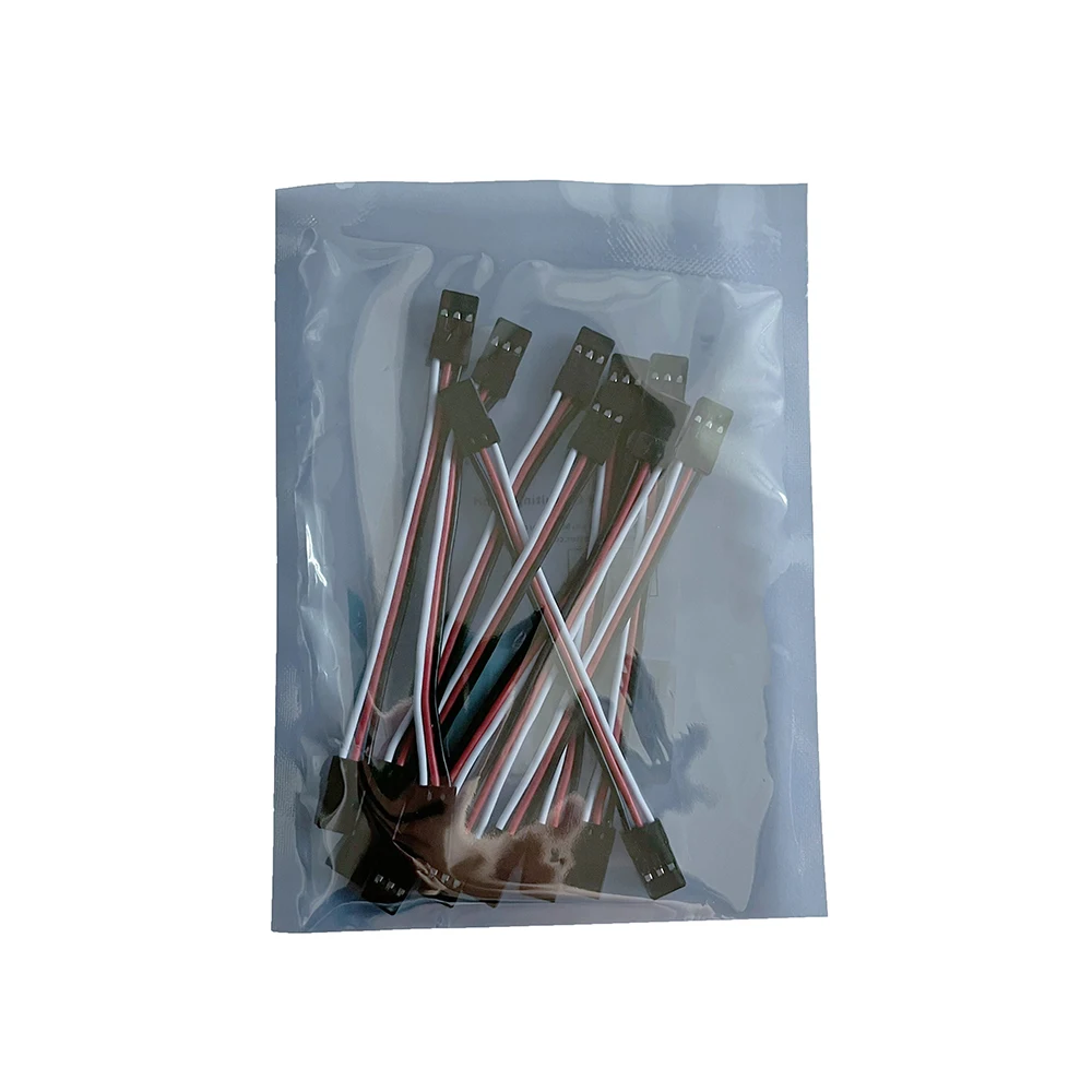 

10PCS 10cm 100mm Servo extension cord Male to Male for JR Plug Servo Extension Lead Wire Cable AWG22 for RC Plane