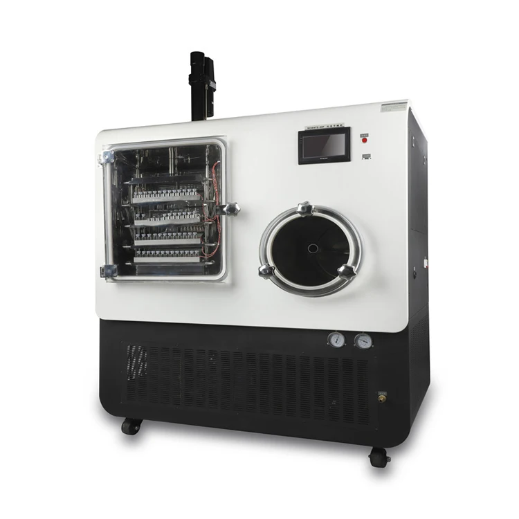 Large Capacity Vacuum Freeze Dryer, Vial Top Press Type Lyophilization Unit, Low Temperature Drying Equipment For Laboratory