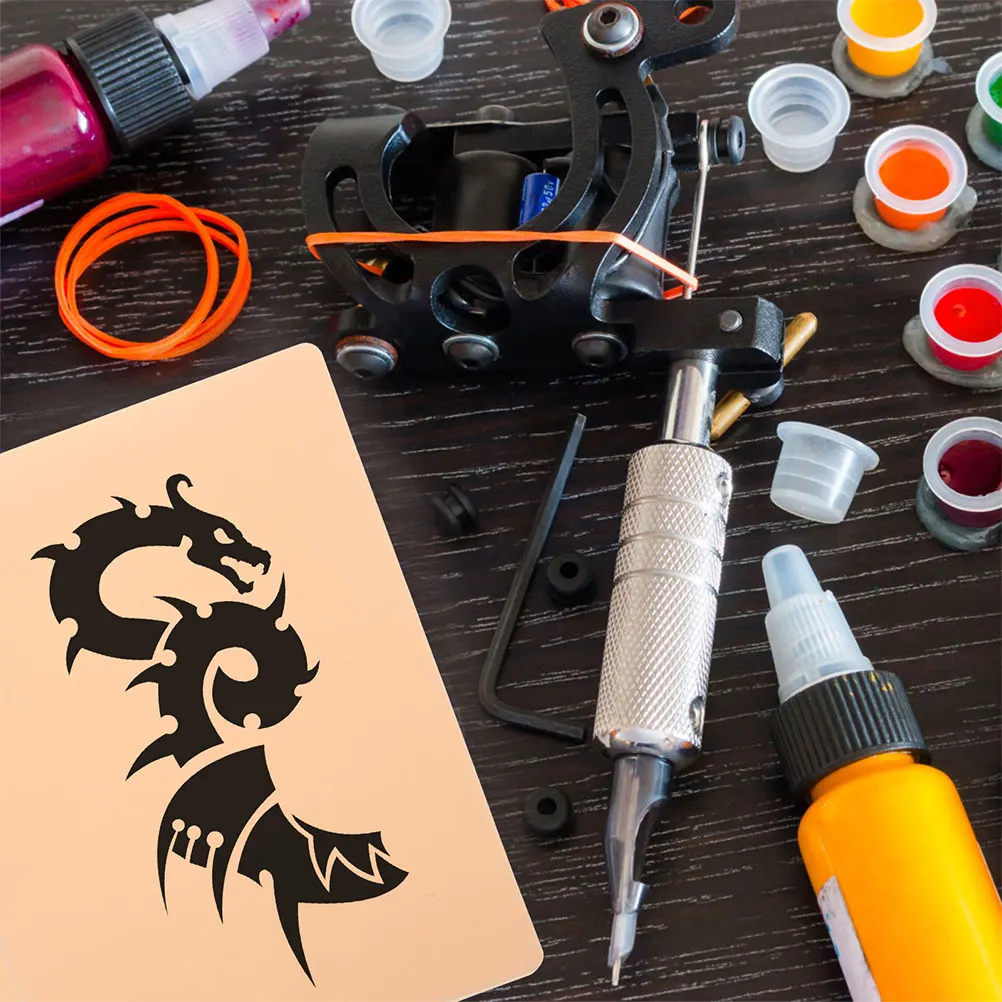 

10Pcs Tattoo Practice Skin Silicone Fake Skin for Tattooing Eyebrow Microblading Lip Tattoo Training Reusable Realistic Practice