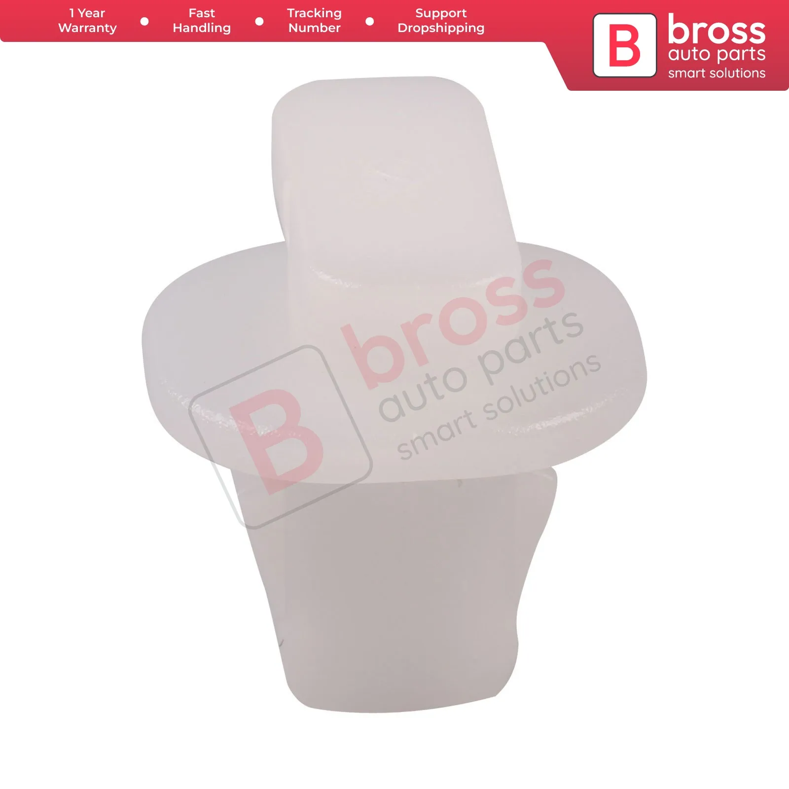 Bross Auto Parts BCF2082 10 Pieces Door Panel Pin Retainer for VW:443867299 Made in Turkey