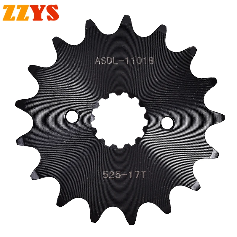 525 17T 17 Tooth Front Sprocket Gear Staring Wheel Cam Pinion For Cagiva Road 650 Raptor 2001-2007 V-Raptor 650 1000 Navigator