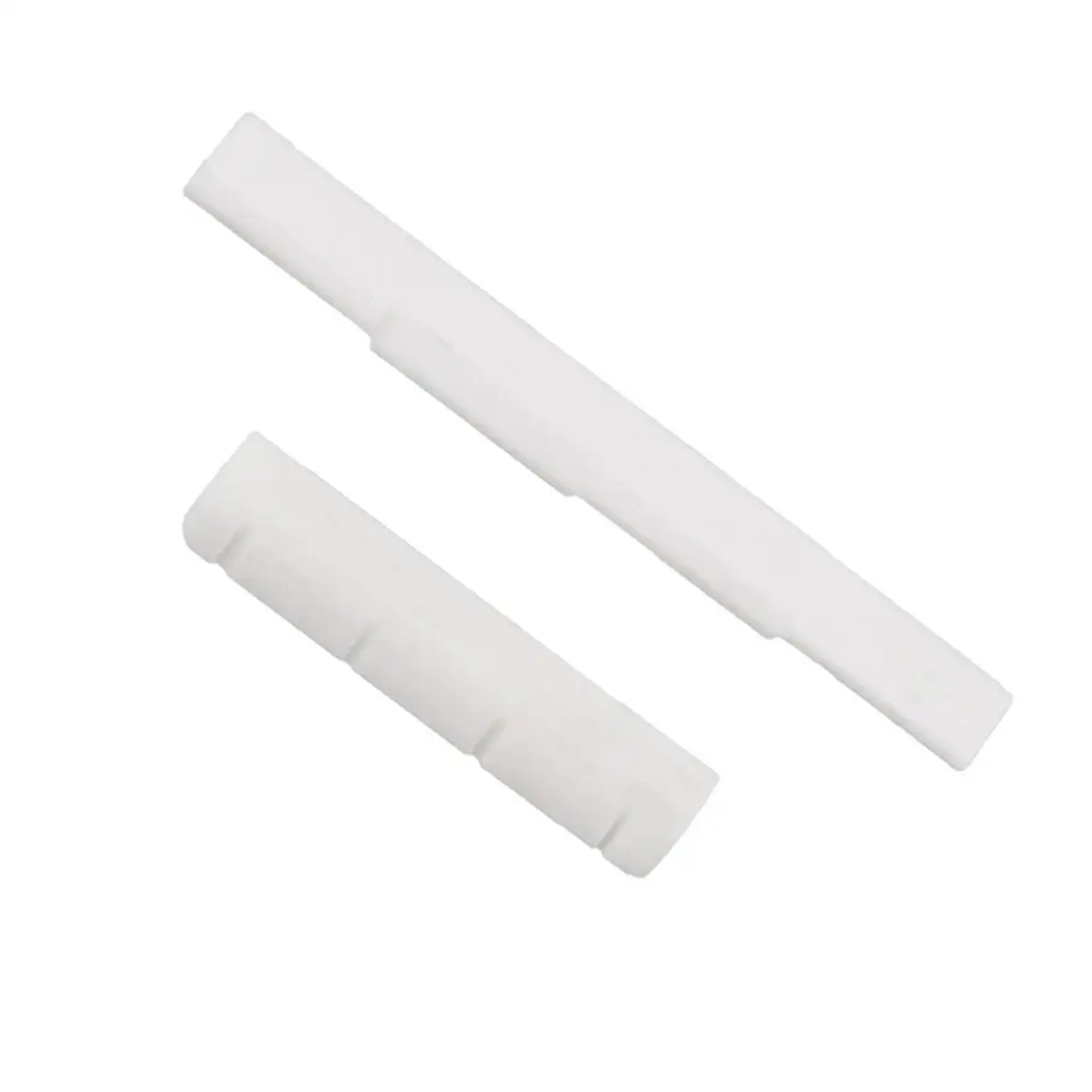Natural Bone Guitar Nut and Saddle for Ukulele Uke Acoustic Instrument Upgrade Parts and Accessories view 2