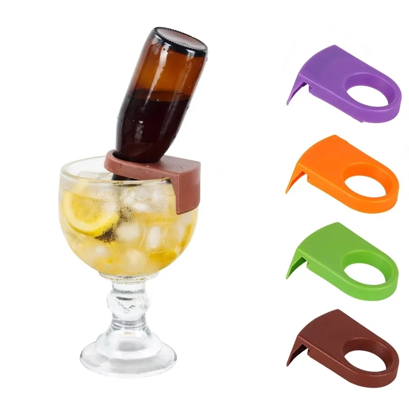 

9pcs/Set Bottle Buckle Holders ABS Plastic Drink Clips Cocktail Snaps For Beer Glasses Bottle Buckle Holders Beer Bar Tool
