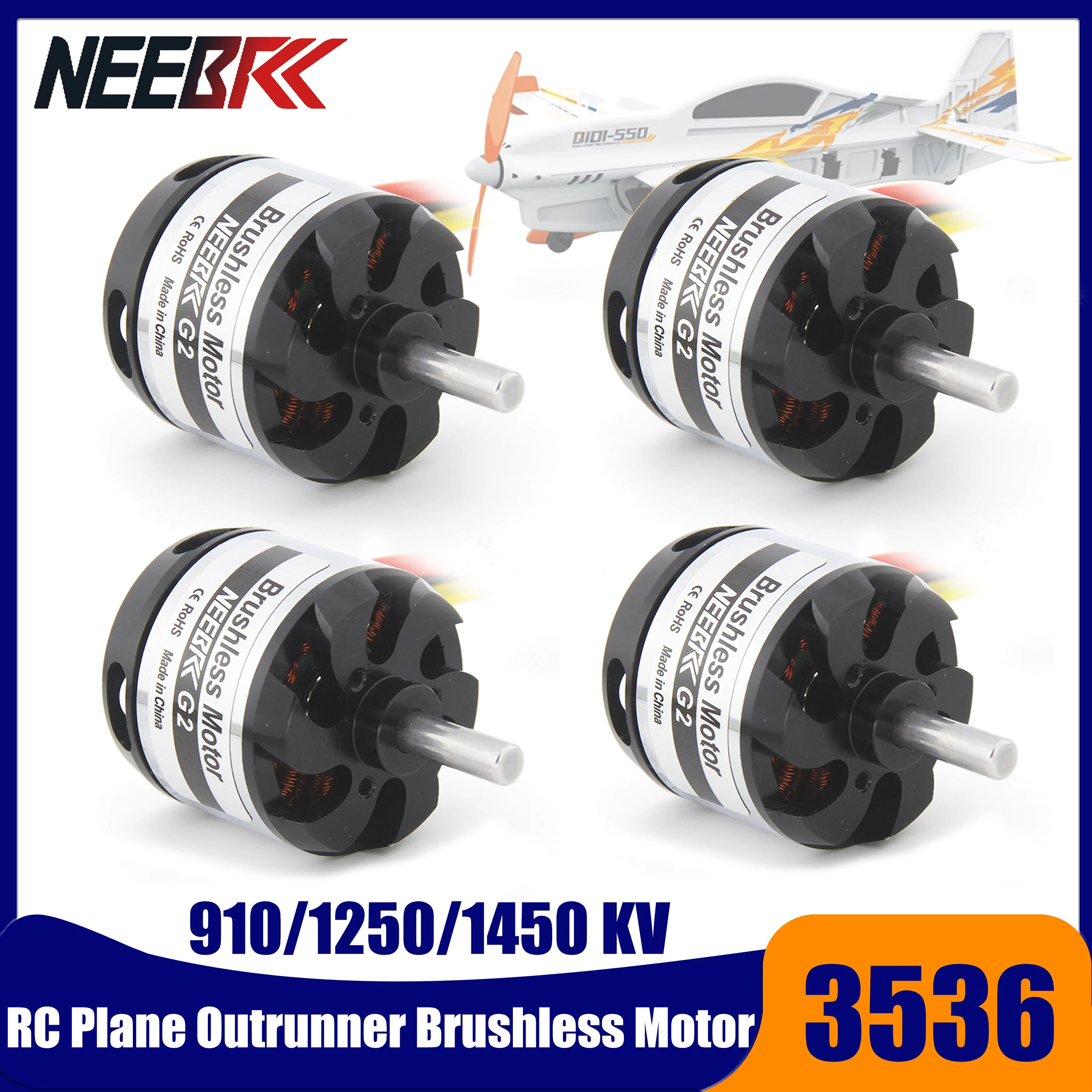 

1/4 шт. NEEBRC 3536 Outrunner бесщеточный двигатель для RC FPV гоночный дрон квадрокоптер с неподвижным крылом вертолет самолет DIY часть