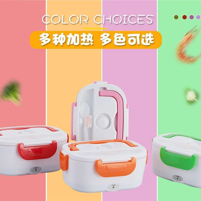 110V 220V 電気加熱と断熱弁当箱プラスチックライナーキッチン家庭用電気弁当箱 65 °   便利